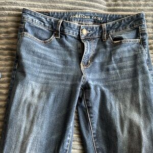 Used cute jeans with lots of wear left in them.